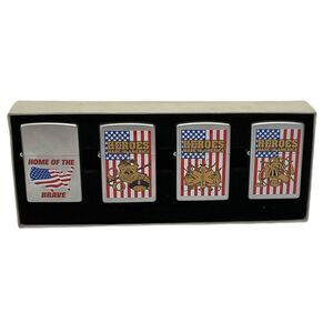 ZIPPO Heroes Lighters Made In America Series Police Fire Medical 1st Responders